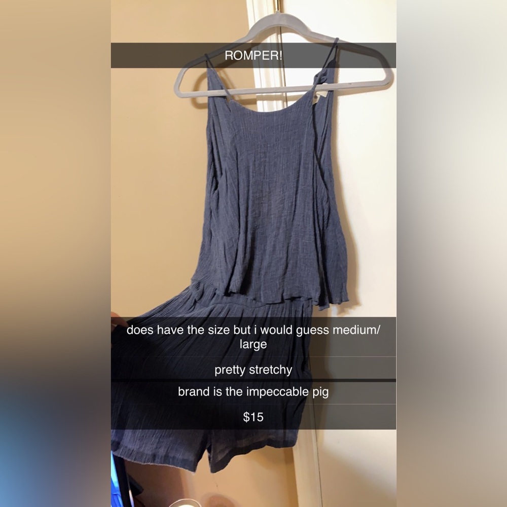 blue romper!